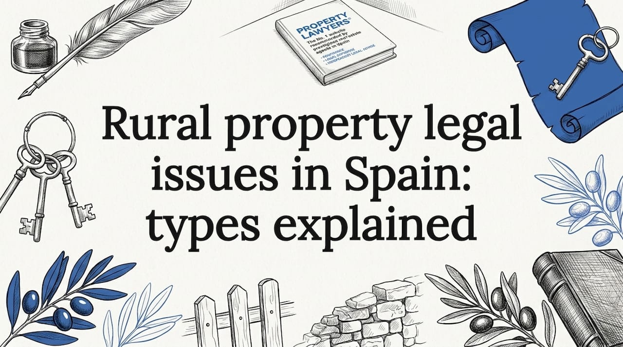 Rural property legal issues in Spain: types explained