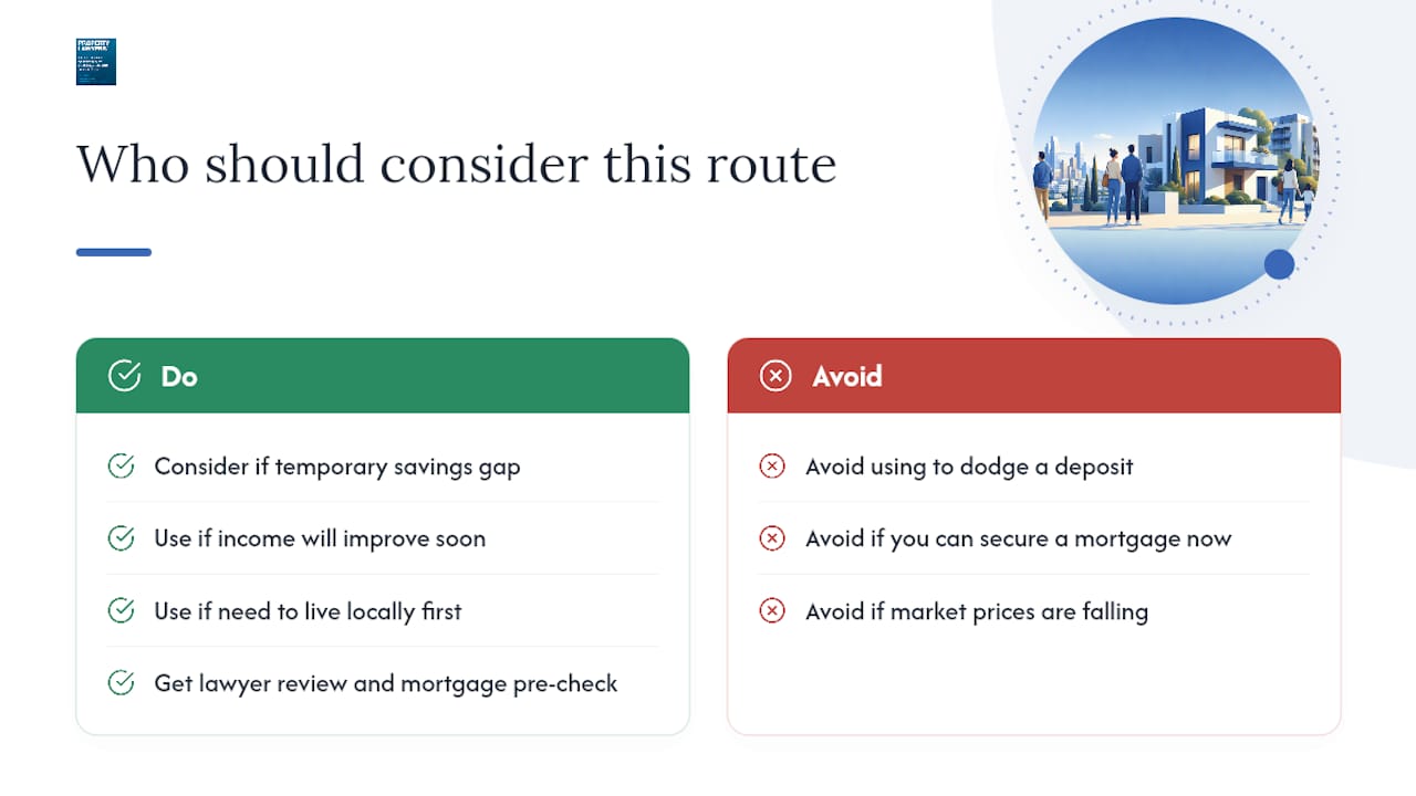 Who should actually consider this route in Spain? — overview diagram