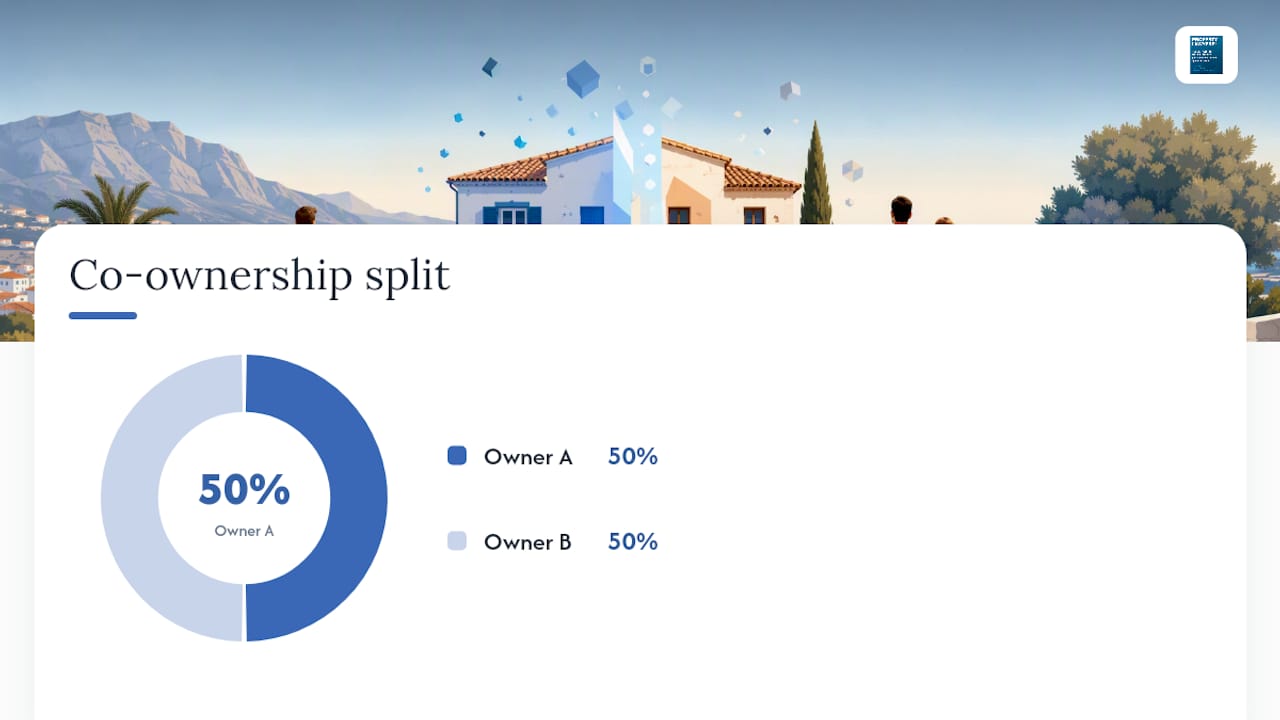 Co-owners holding shares in one property