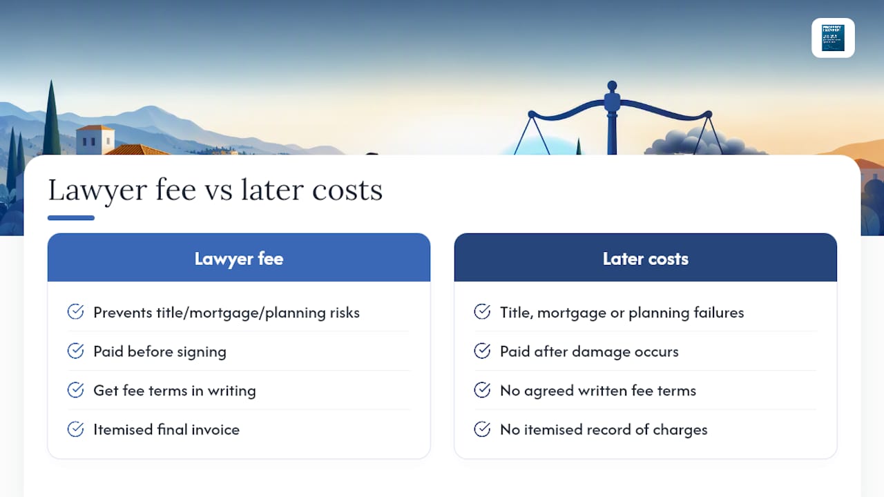 Why a specialist property lawyer earns their fee — overview diagram